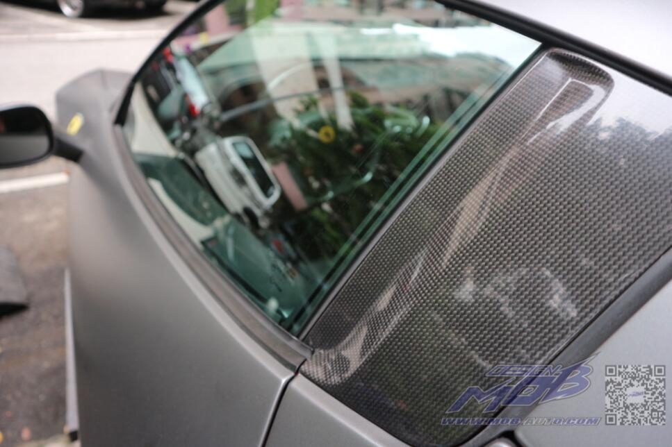 法拉利458 电光金属灰（深圳广州佛山车身改色贴膜）