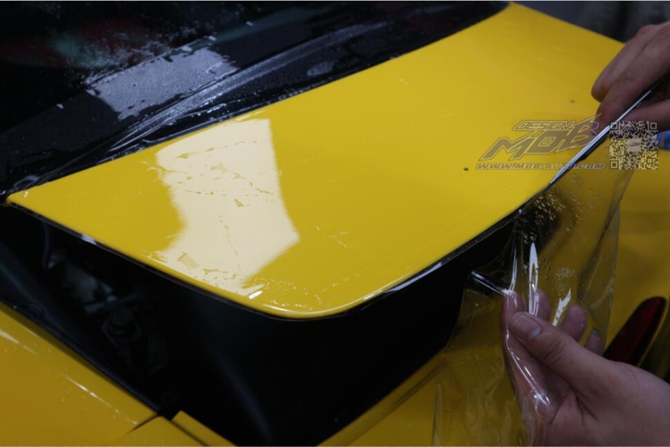 法拉利458 施工顶级漆面保护膜（深圳广州佛山车身改色贴膜）