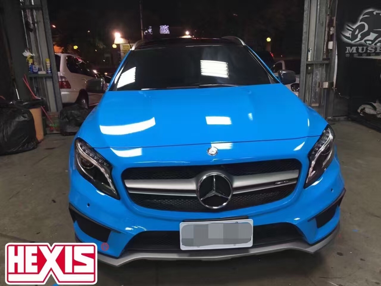 法國 HEXIS 亮光藍(lán)（奔馳GLA）