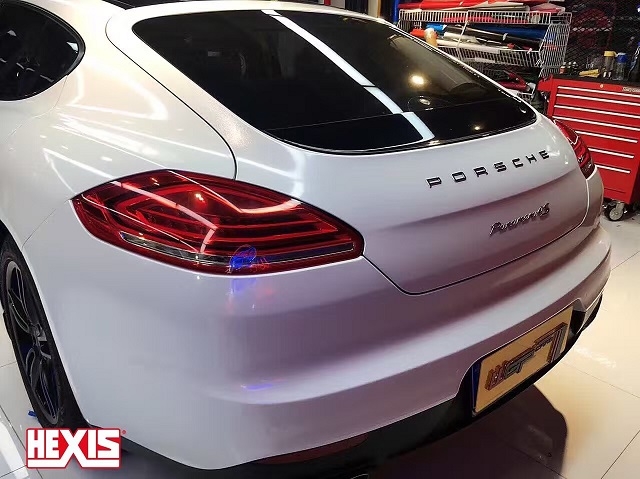 法國 HEXIS  鉆石珠光白+鋼琴車頂（保時(shí)捷帕拉梅拉）