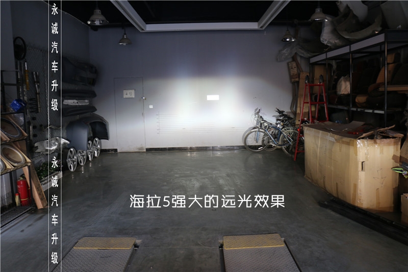 石家莊昂科威改燈，海拉5透鏡+飛利浦4800K氙燈+飛利浦安定【永誠(chéng)汽車】