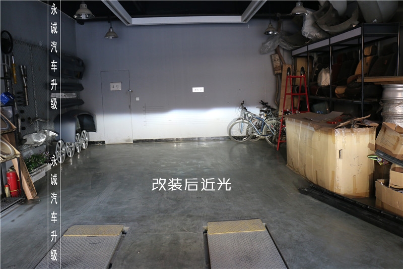 石家莊昂科威改燈，海拉5透鏡+飛利浦4800K氙燈+飛利浦安定【永誠(chéng)汽車】