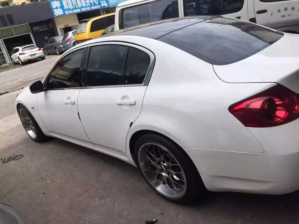英菲尼迪 G37 ，上 19寸 BBS 。