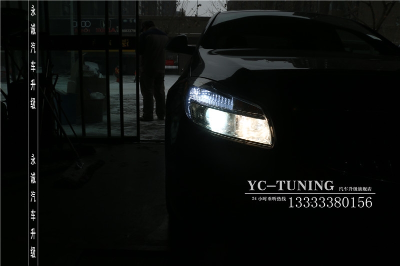 石家莊君威改燈，升級貝雷帽奢華氙燈升級套餐-永誠汽車