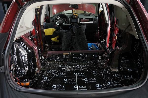 jeep指南者汽車音響改裝升級|全車隔音安博士|安裝360度全景影像|重慶渝大昌