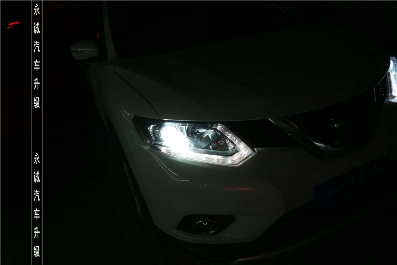 【永誠汽車】石家莊奇駿改燈，貝雷帽透鏡+巖崎5500K氙氣燈+歐司朗D1安定