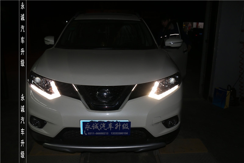 【永誠汽車】石家莊奇駿改燈，貝雷帽透鏡+巖崎5500K氙氣燈+歐司朗D1安定