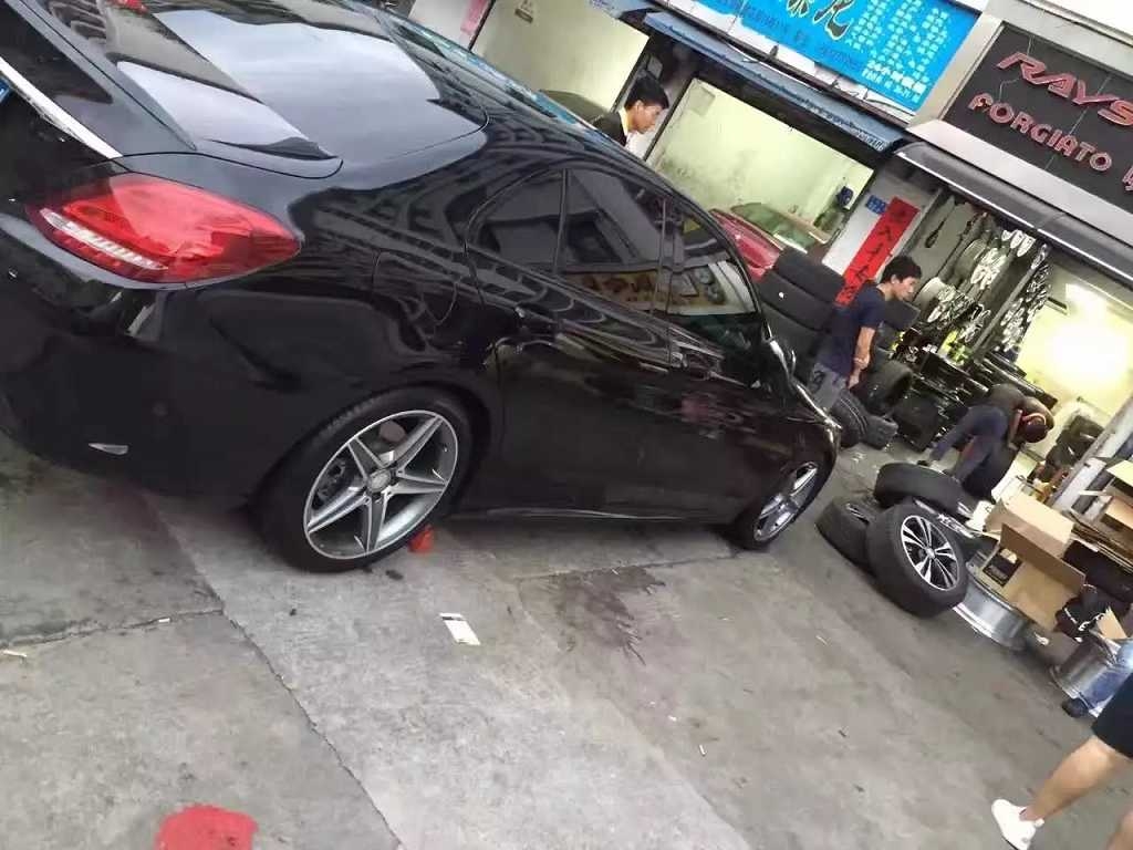 奔馳，升級(jí) 原裝 AMG 18寸，完工！