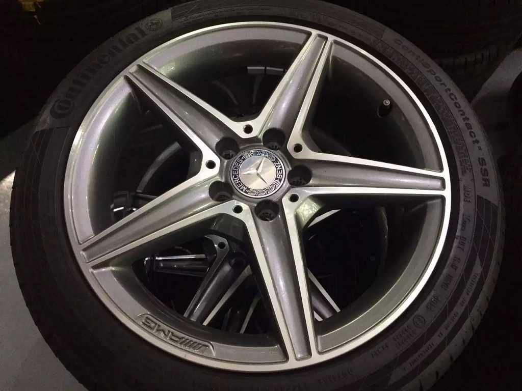 奔馳，升級(jí) 原裝 AMG 18寸，完工！