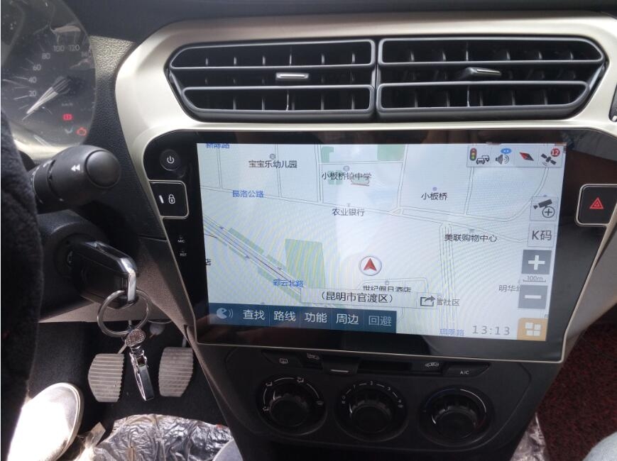 雪鐵龍愛麗舍換安卓大屏