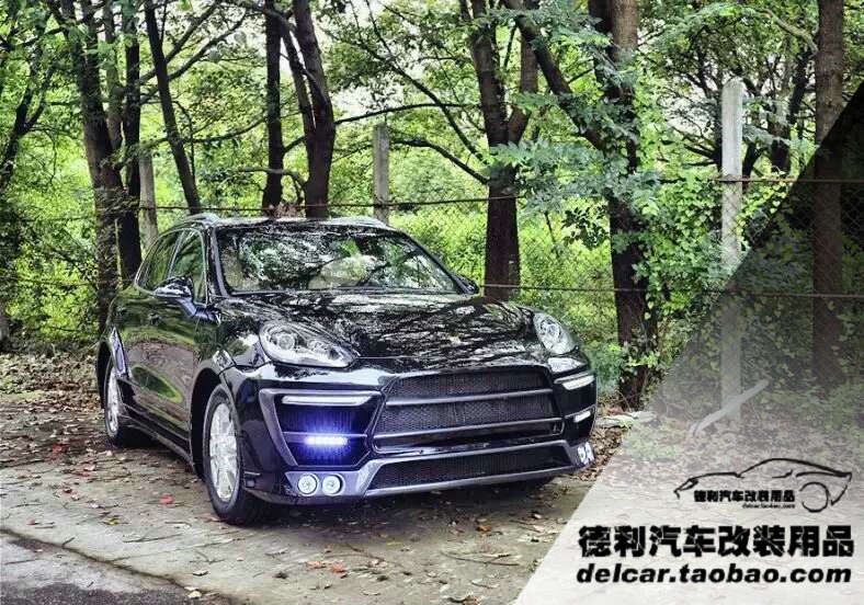 新款保時捷改裝LUMMAN包圍中出三出排氣