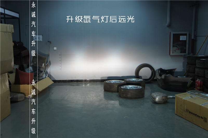 【永誠(chéng)汽車】石家莊軒逸改燈，升級(jí)氙氣燈+原廠日間行車燈+藍(lán)色惡魔眼