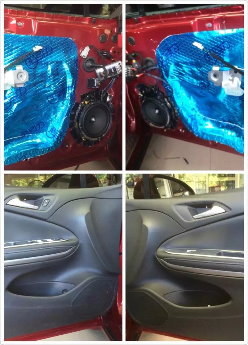 別克威朗音響改裝勁浪PS165喇叭+勁浪低音-南寧途悅音響改裝