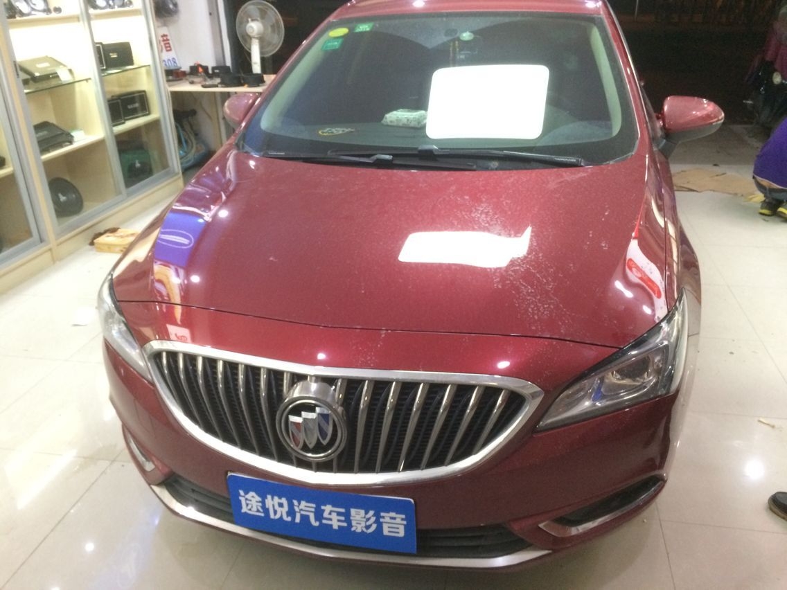 別克威朗音響改裝勁浪PS165喇叭+勁浪低音-南寧途悅音響改裝