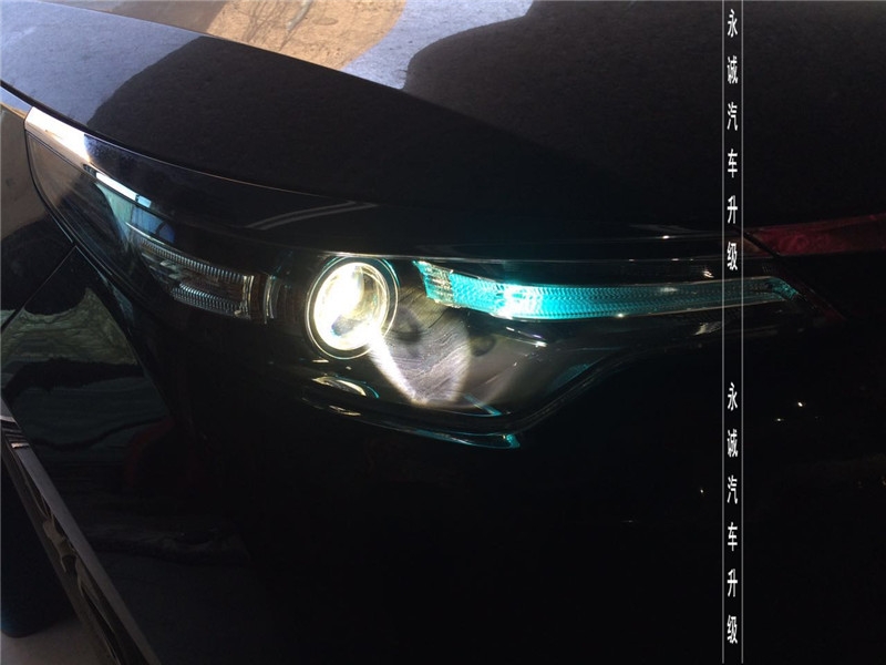 【永誠汽車】石家莊雷凌改燈，Q5雙光透鏡+巖崎5500K氙氣燈