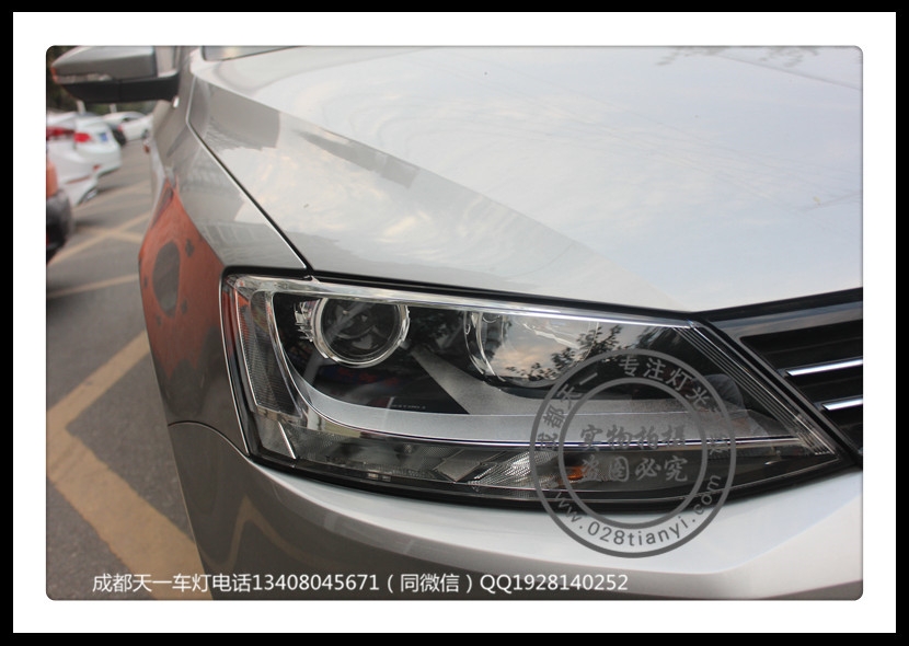 成都速騰車(chē)燈改裝氙氣燈雙光透鏡LED日行燈成都天一車(chē)燈改裝