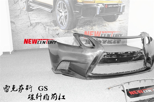 老款雷克薩斯GS碳纖維前杠 改裝升級(jí)大嘴中網(wǎng)
