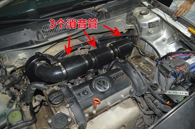 大眾朗逸汽車動力改裝加裝鍵程離心式智能電動渦輪增壓器LX3971案例