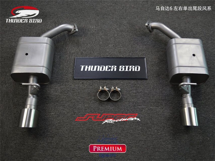 馬自達M6thunder bird雷鳥左右單出改裝排氣管