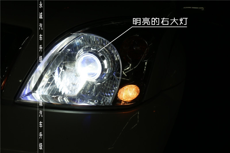 石家莊豐田霸道改燈，Q5透鏡+飛利浦4200K氙氣燈【永誠汽車】