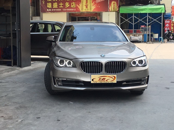 原來隔音是這樣做的！潮南汽車進口隔音寶馬740輪轂、底盤、尾箱歐洲賽倫科特隔音、四門大白鯊隔音