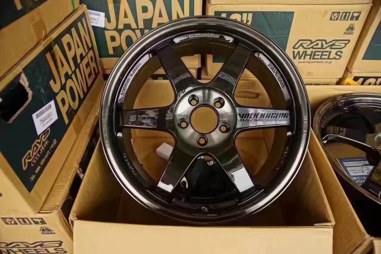 RAYS TE37 鐳射銀標(biāo)