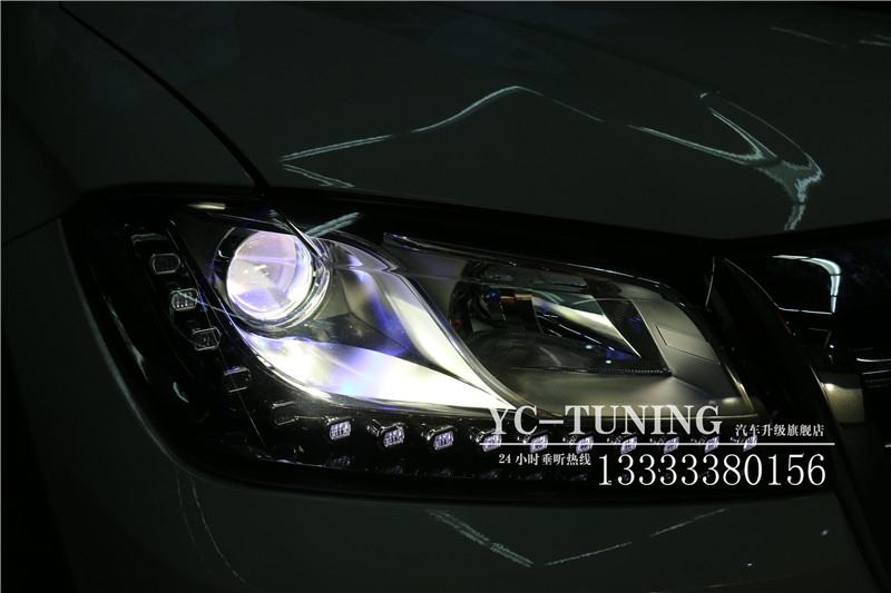 【永誠汽車】石家莊哈弗H2改燈，Q5雙光透鏡+飛利浦4200K氙氣燈