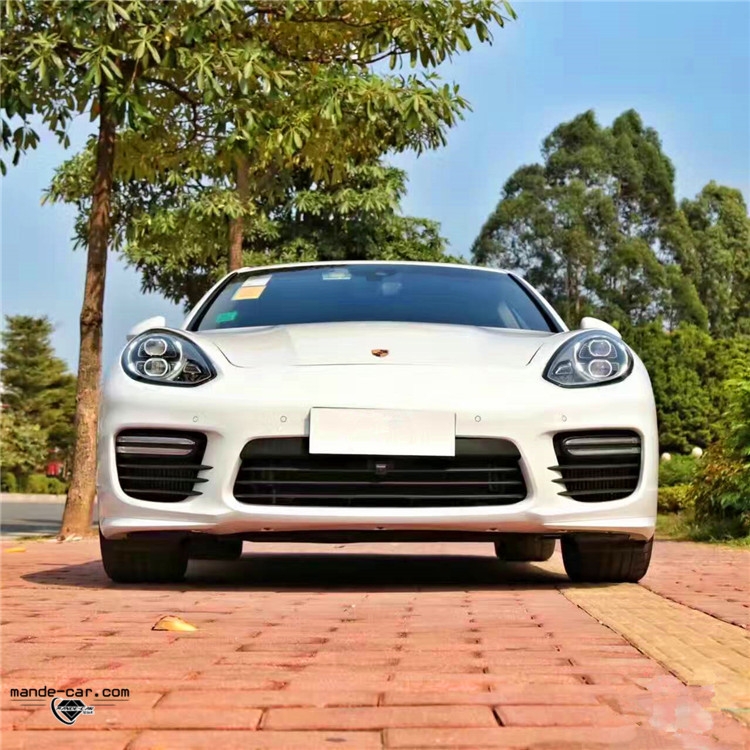 2013-2017保時捷panamera改裝Turbo大嘴前保險杠 碳纖維前唇