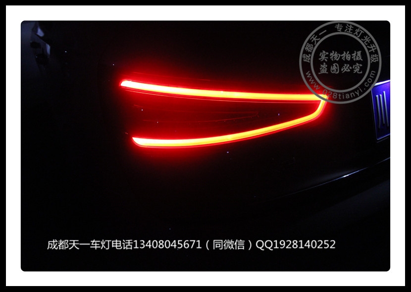 成都奧迪Q3改裝車燈高配大燈日行燈LED尾燈