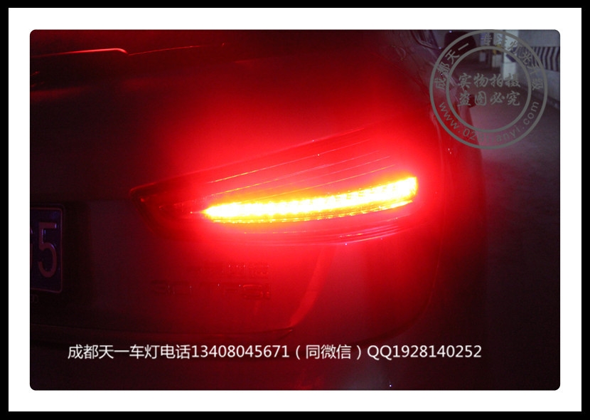 成都奧迪Q3改裝車燈高配大燈日行燈LED尾燈