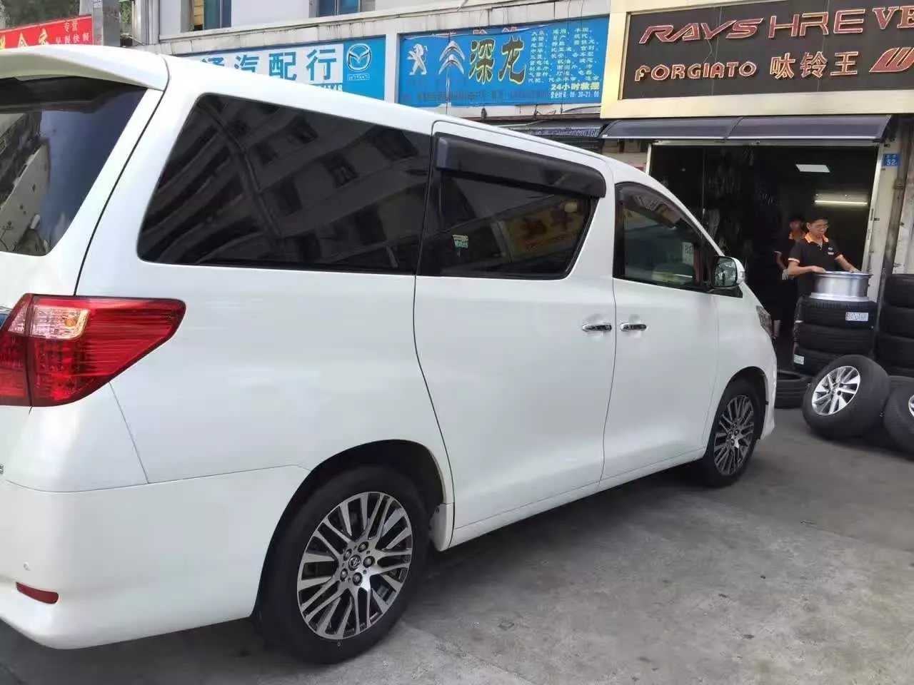 埃爾法，換 原裝 18寸 完工！