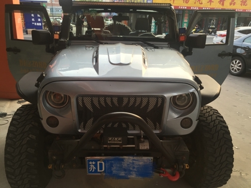 常州JEEP牧馬人汽車(chē)音響改裝升級(jí)+尾箱工藝——至上音樂(lè)