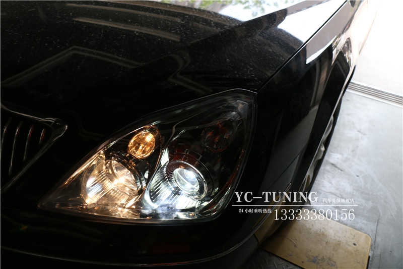 【永誠(chéng)汽車(chē)】車(chē)燈太暗，石家莊別克君越升級(jí)氙氣大燈