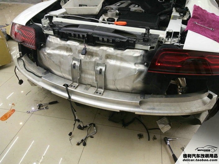 奧迪R8改裝IPE排氣代理批發(fā)