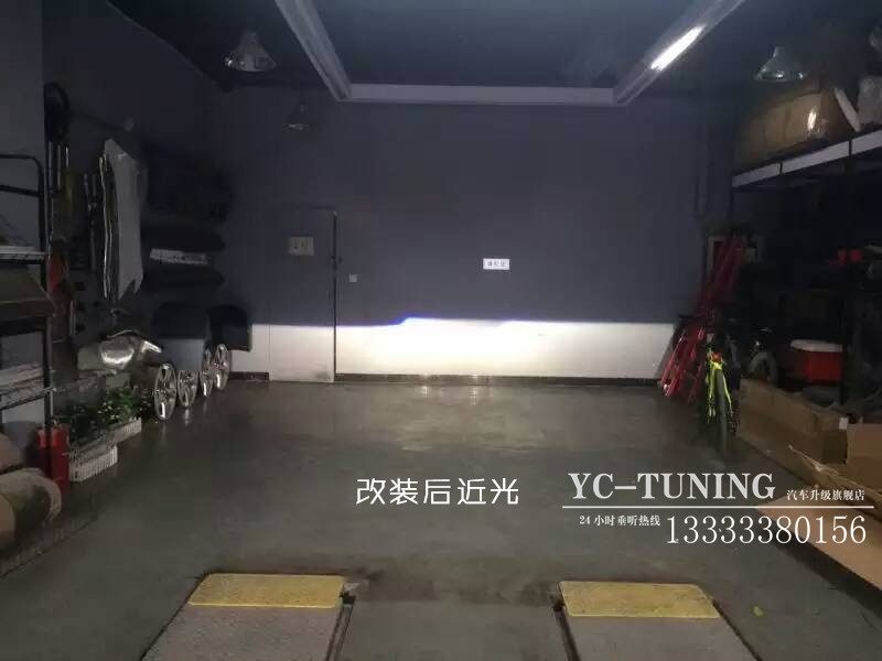 石家莊威朗改燈，Q5雙光透鏡+飛利浦氙氣燈+飛利浦安定【永誠汽車】