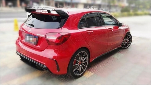 奔馳 A45 AMG 改裝日本 BBS FS 19寸鍛造輪轂 彰顯性能而不浮夸