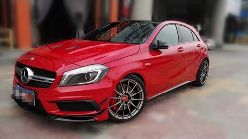 奔馳 A45 AMG 改裝日本 BBS FS 19寸鍛造輪轂 彰顯性能而不浮夸