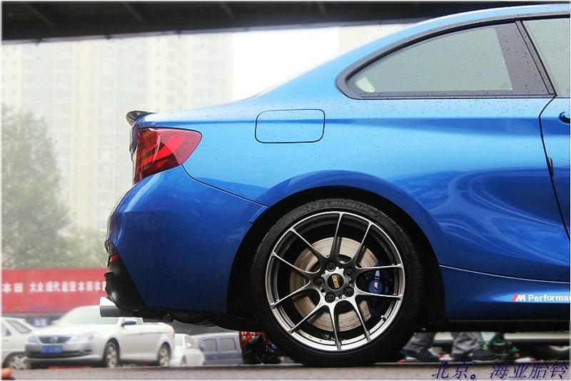 寶馬M235 改裝 日本 BBS RF鍛造輪轂 RF517RF521 DB