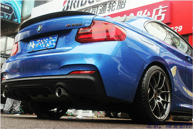 寶馬M235 改裝 日本 BBS RF鍛造輪轂 RF517RF521 DB