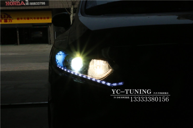 【永誠(chéng)汽車】石家莊杰德改燈，貝雷帽車燈升級(jí)套餐