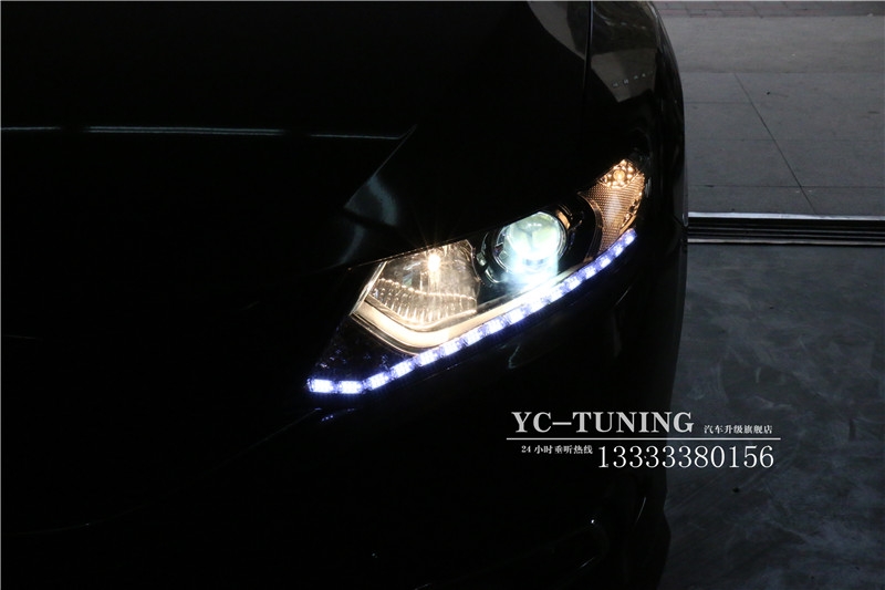 【永誠(chéng)汽車】石家莊杰德改燈，貝雷帽車燈升級(jí)套餐