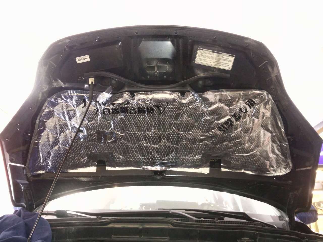 所做的一切只為了靜靜！汕頭汽車隔音車韻CRV全車隔音賽倫科特和大白鯊?fù)昝澜Y(jié)合