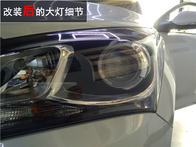 現(xiàn)代名圖大燈升級(jí) 中山歐司朗氙氣大燈套裝改裝