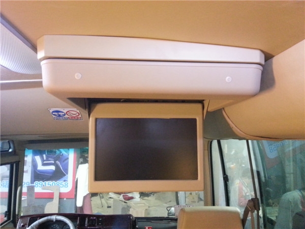 陜西西安商務車內(nèi)飾改裝/大巴車接待車改裝/杰歌房車之尼桑－碧蓮   十三座經(jīng)典布局