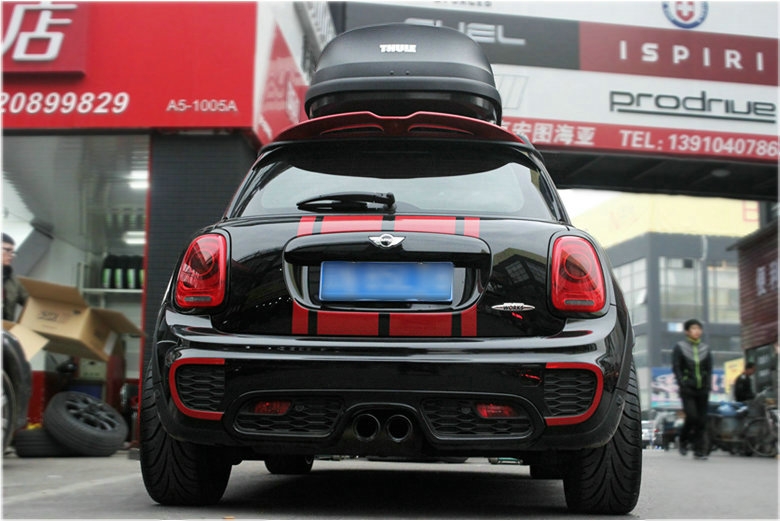 mini F56 JCW 與 日本 SSR  GTX01 競(jìng)技范輕量化輪轂