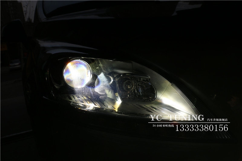 【永誠汽車】石家莊標致3008改燈，海拉5透鏡+歐司朗氙氣燈安定器