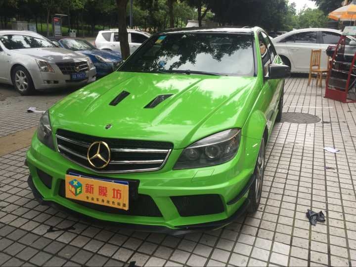 成都車身貼膜改色奔馳全車貼膜改色