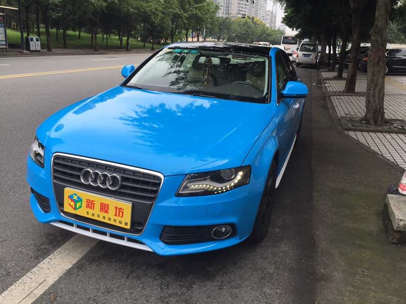 成都車身改色奧迪車身貼膜全車改色