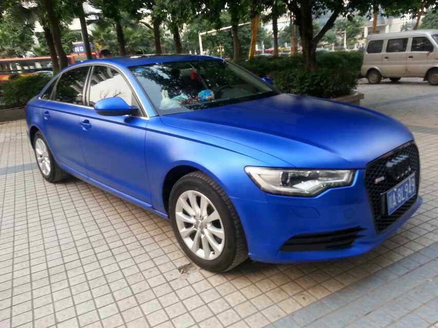 成都車身改色奧迪車身貼膜全車改色