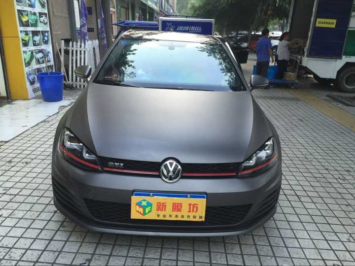 成都全車改色貼膜大眾CC，GTI 高爾夫尚酷車身改色貼膜